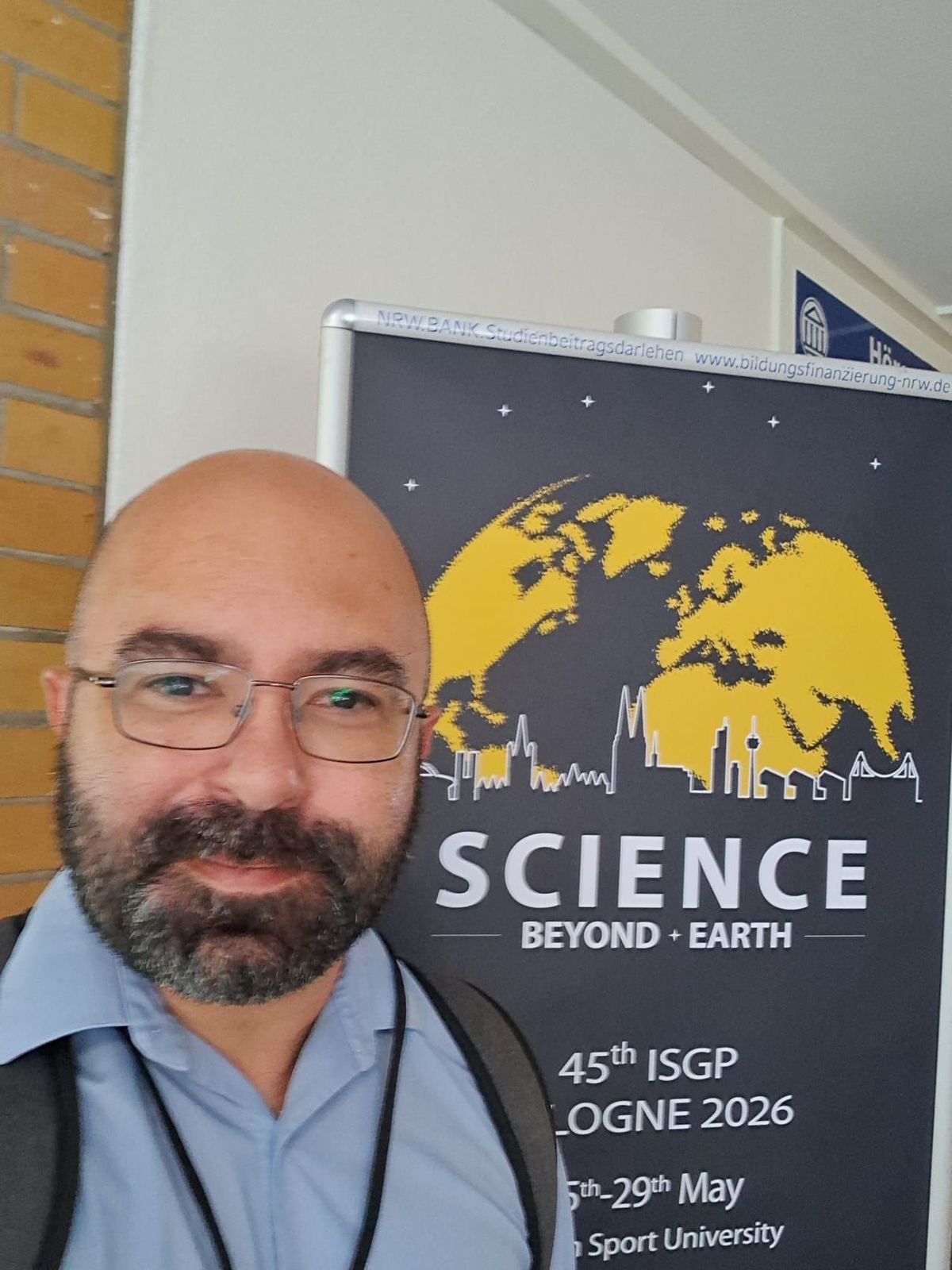 Dr Ivelina Kadiri and Prof. Joseph Borg at the ESA PECS Industry Days, Malta