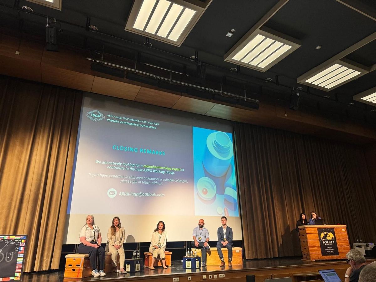 Pharmacology in Space closing panel at the ISGP meeting, Cologne